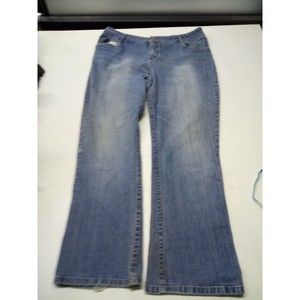 Halston Jeanswear Size 8 Ladies Stretch Blue Jeans